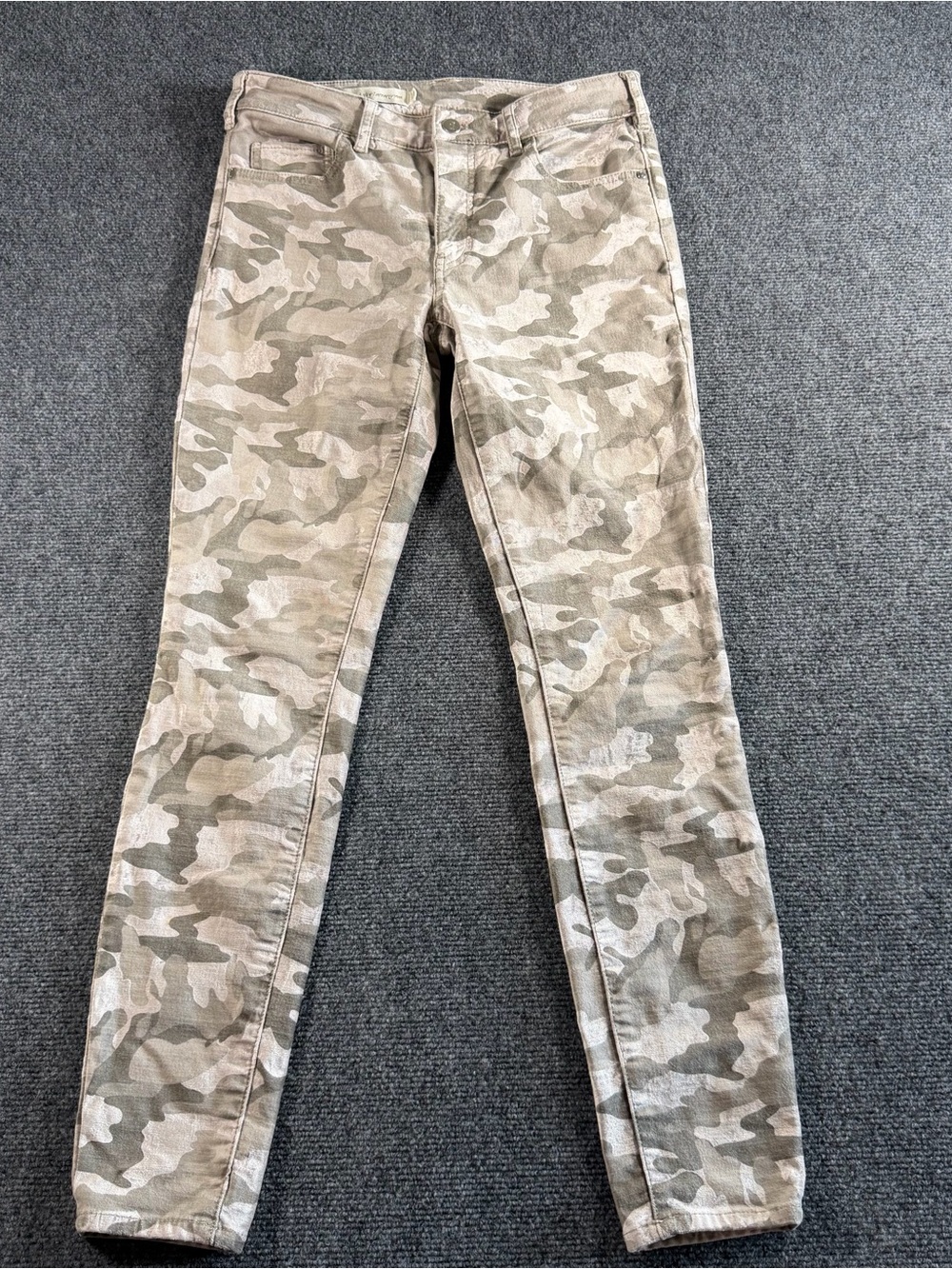 Pilcro by Anthropologie Women’s Jeans Multicolor Size 28 High Rise Skinny Camo